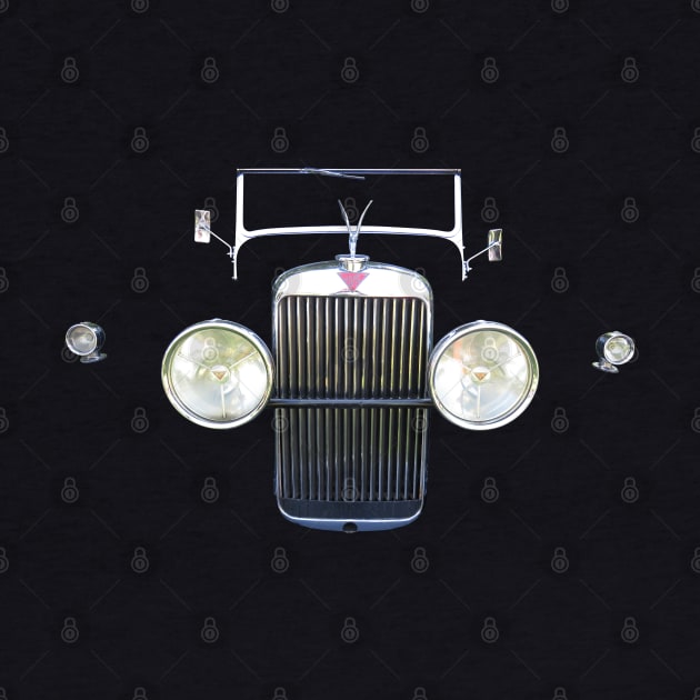 Alvis vintage 1930s classic car minimalist photo by soitwouldseem